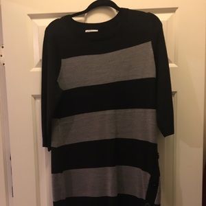 Brand new striped sweater dress size L